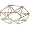 Ekena Millwork Guardian Wood Fretwork Pierced Ceiling Medallion, Birch, 26"OD x 10 1/8"ID x 1/4"T CMWP26X26X0250GDBI - alternate 3